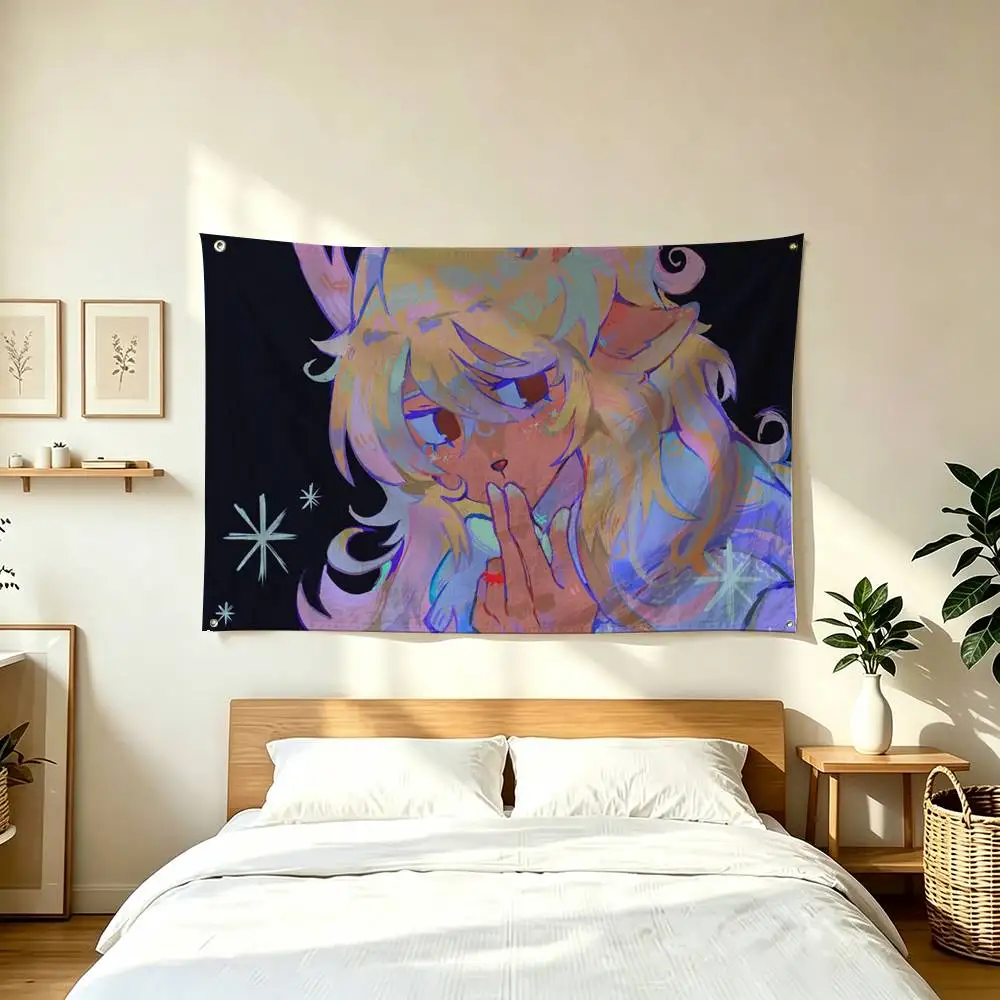 DELTARUNE DELTARUNE  Flags for Bedrooms Home Decor Items Outdoor Decors Garage Decoration Flaga
