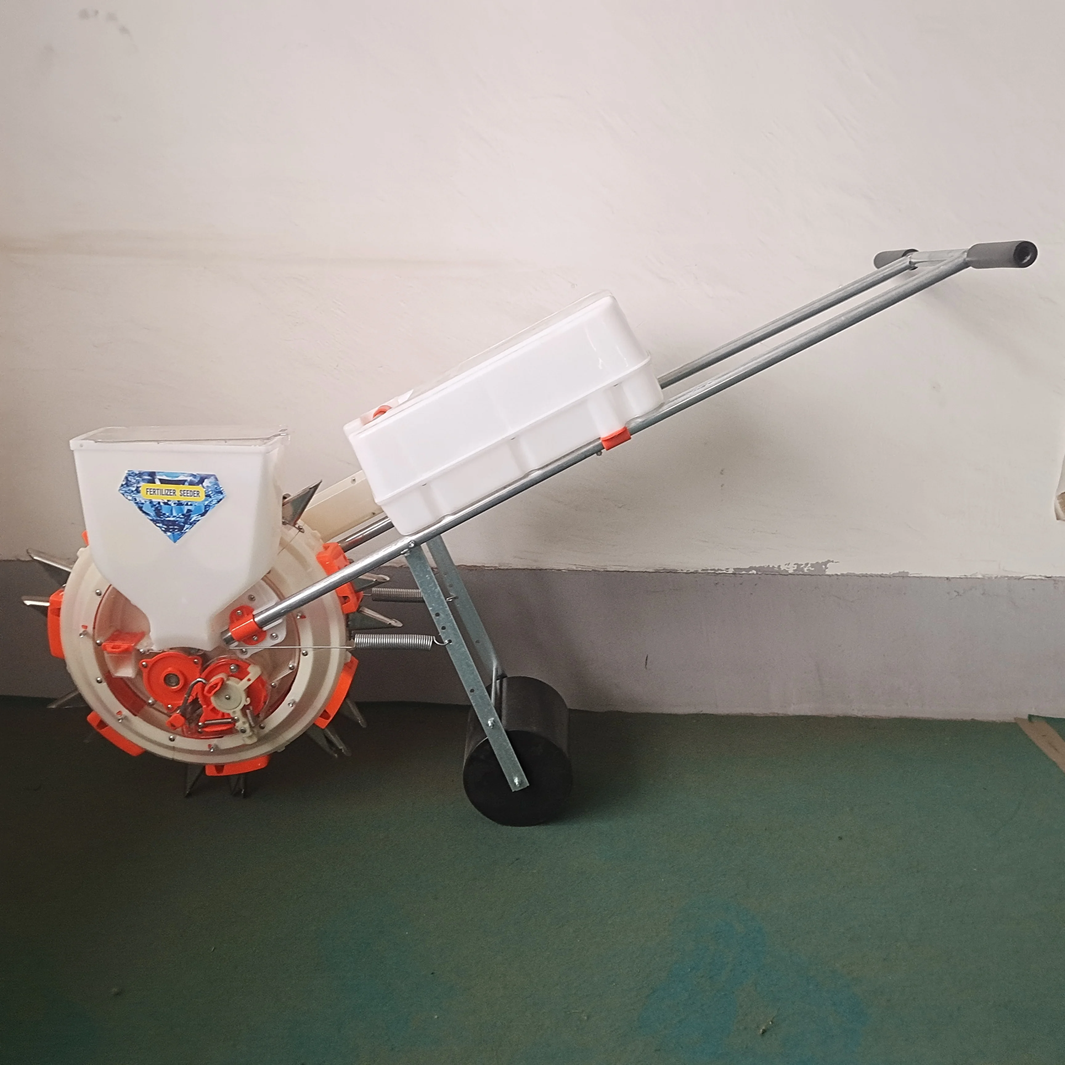 Manual Corn Seeder Maize Seeders Fertilizer Planting  Machine Hand Push Corn Planter Single Row