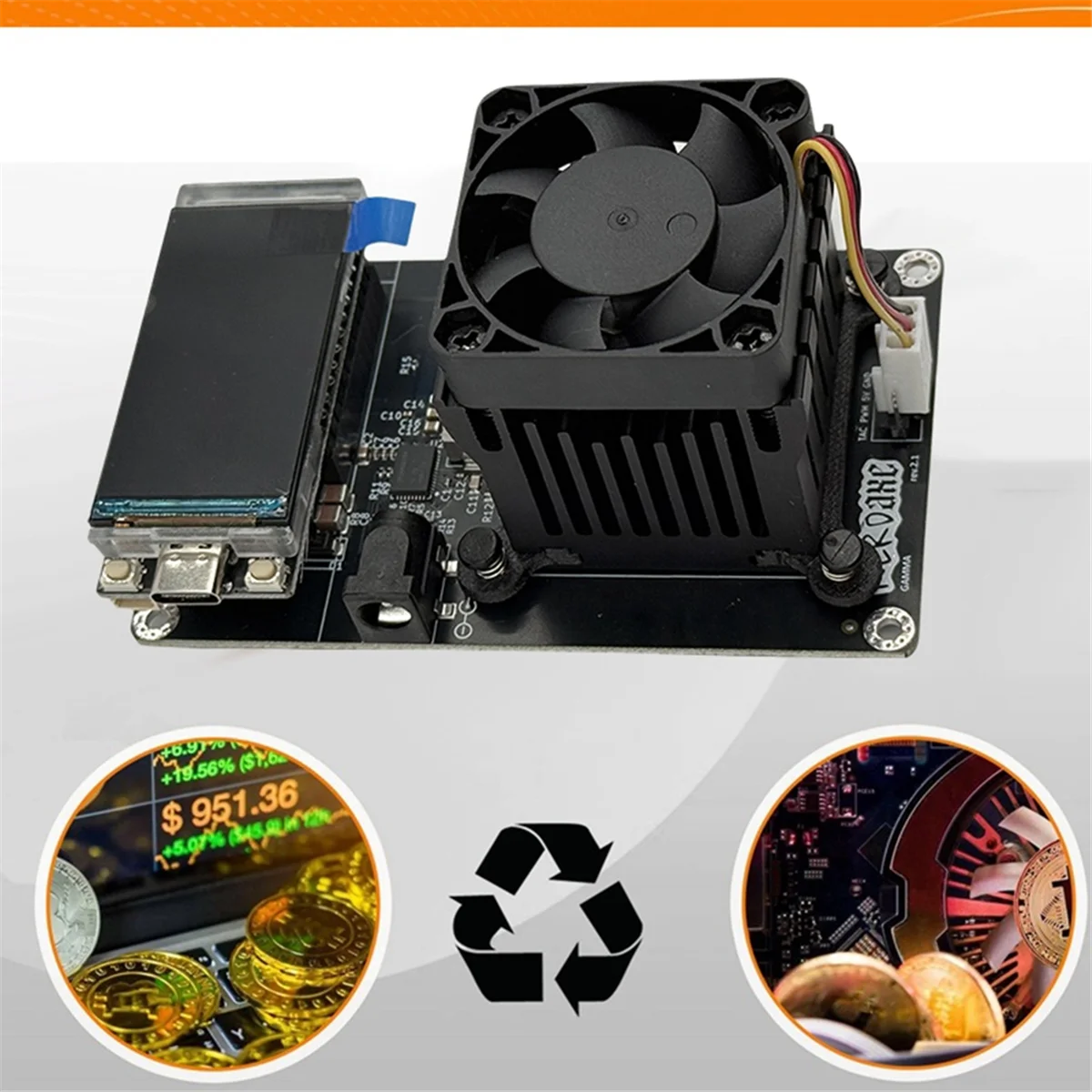 Bitaxe Gamma 601 Nerdaxe 1.2TH/S BTC Solo Miner 1200GH/S 18-22W BM1370 Asic من Antminer S21 Pro Crypto Miner UK PLUG