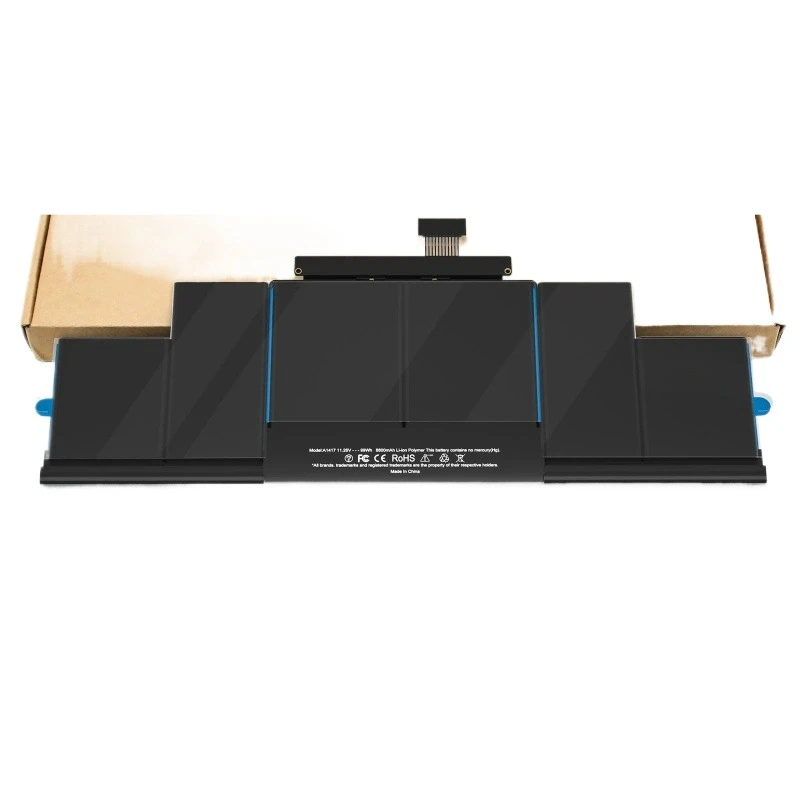 สำหรับ MacBook Pro A1398 (กลางปี 2012 และต้นปี 2013) EMC 2512 หรือ 2673 11.26V/99Wh A1417 แบตเตอรี่แล็ปท็อปสำรอง