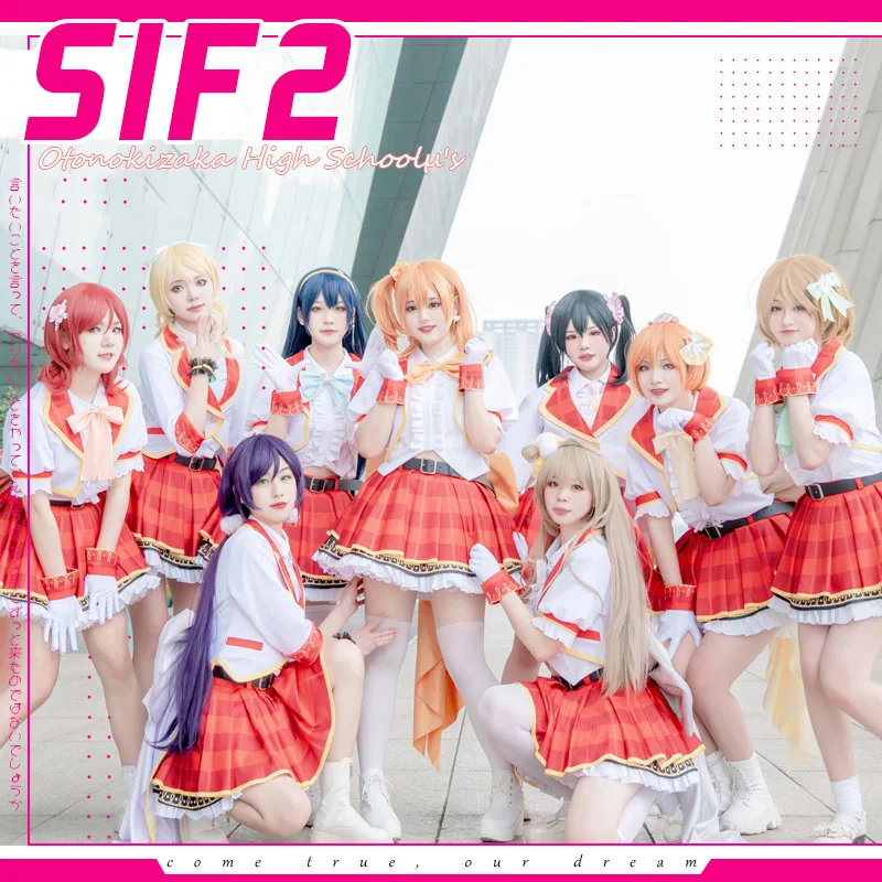 The Lovelive Sif2 cos Tojo Nozomi μ's Cosplay School Idol Stage Singing Uniform female Plaid Skirt F