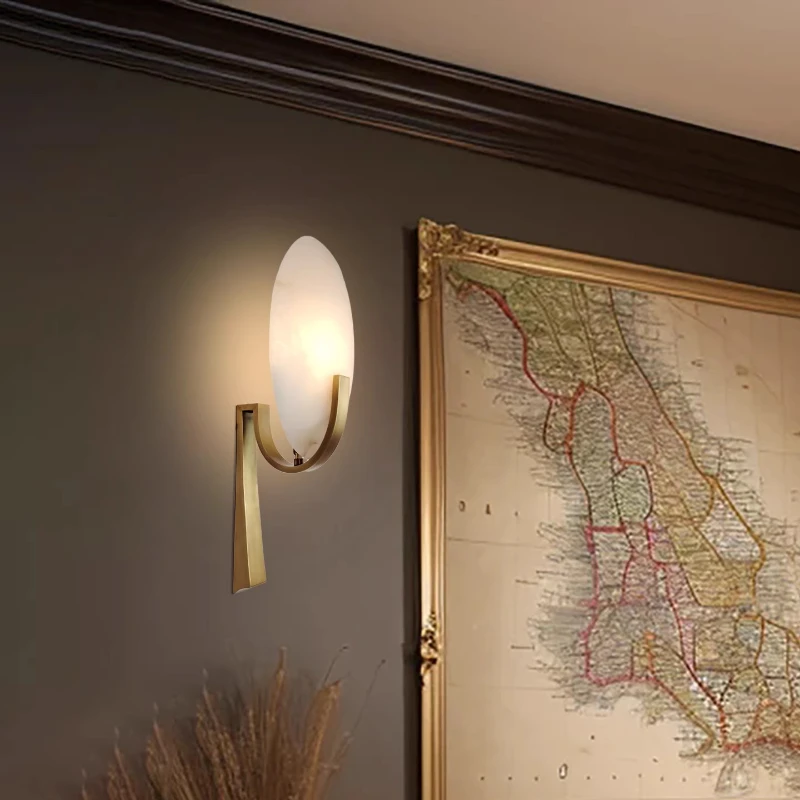 

Итальянский настенный светильник из алебастрового золотого мрамора для прихожей, виллы, отеля, спальни, черный бра для коридора, гостиной, декор для дома