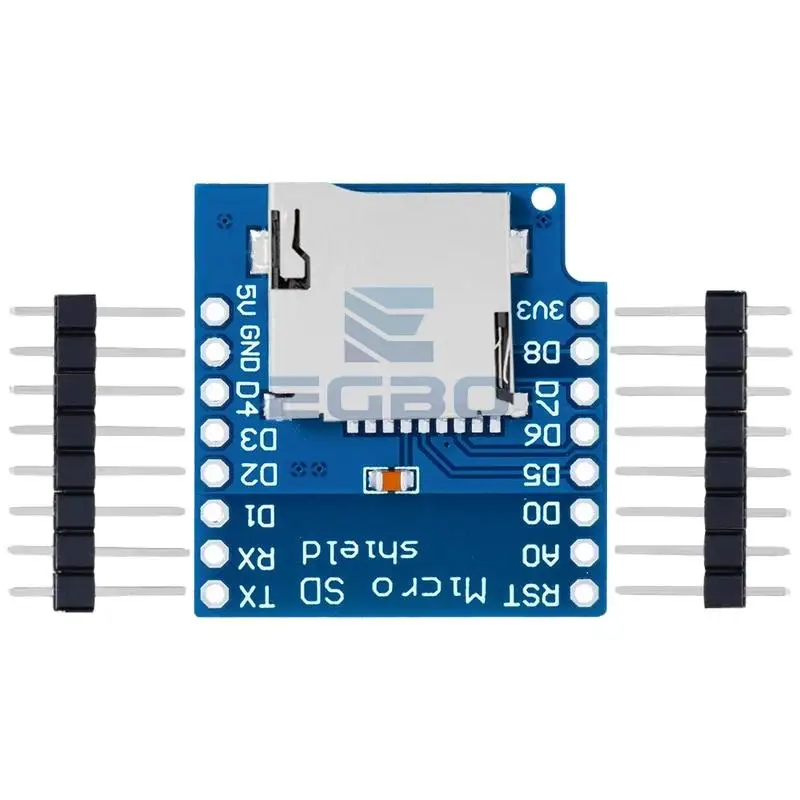 TERFACT ROBOT Micro SD TF Card Memory Expansion Module | WeMos D1 Mini Compatible Shield for IoT/ DIY Projects