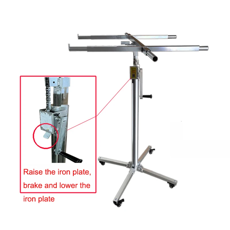 Imagem -03 - Manual Multi-function Gypsum Board Lift Teto Artefato Ferramenta de Aço Inoxidável Decoração Manual 3.7m em 1