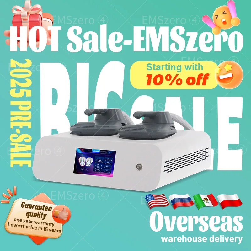 EMS Zero Mini NEO Nova RF เครื่อง 2025 EMSzero กระตุ้นกล้ามเนื้อ EM Body Sculpting การเผาผลาญไขมัน EMS Slimming แม่เหล็กไฟฟ้า