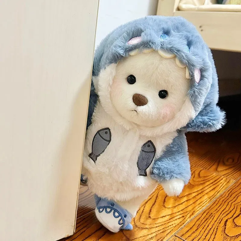 30 cm hoge kwaliteit handgemaakte Lena Joint Bear Only kleding cosplay verandering kleding meisje knuffel knuffelpop vriendin geschenken