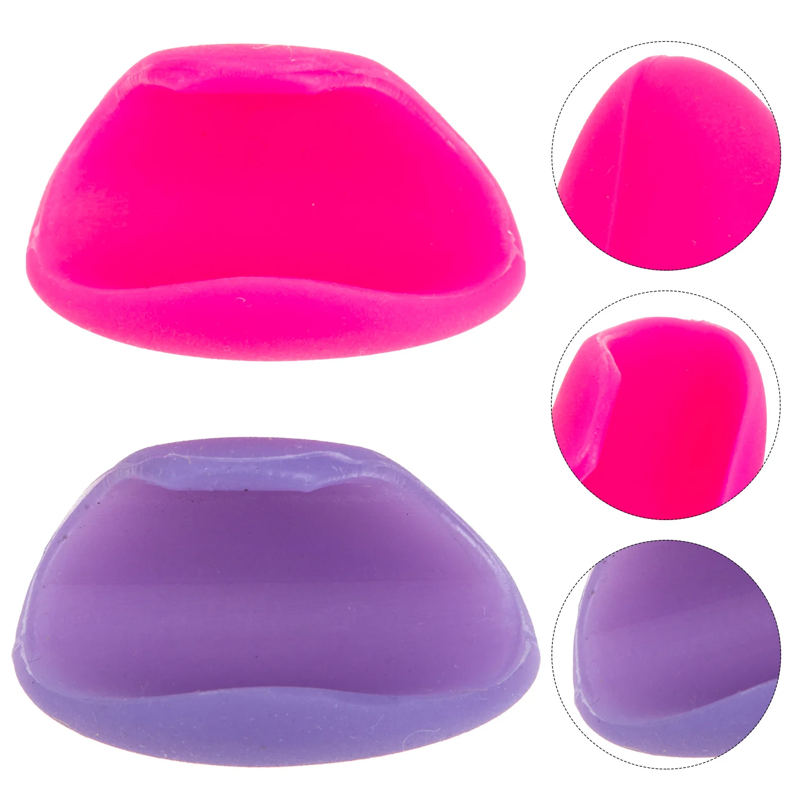 

2 Pcs Flute Finger Holder Cushion Help Musical Instrument Pad Saver Accessory Instruments