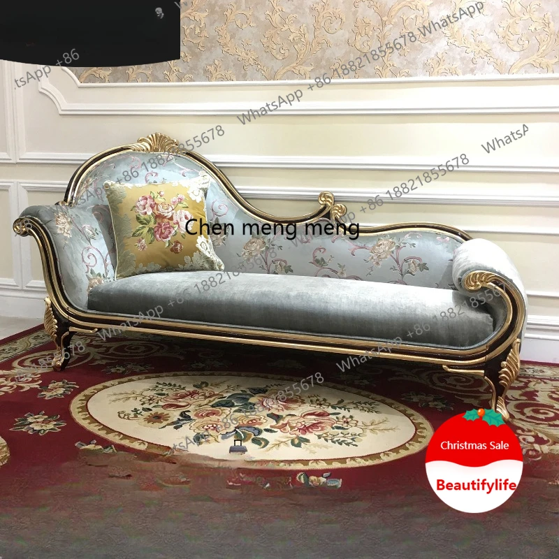 

Стул принцессы из французской ткани, европейский косметический диван, американская неоклассическая вышивка, ленивое кресло