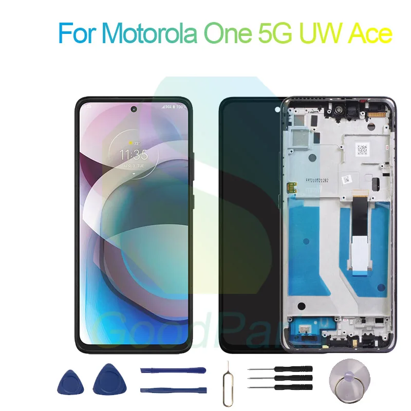 

For Motorola One 5G UW Ace Screen Display Replacement 2400*1080 One 5G UW Ace LCD Touch Digitizer