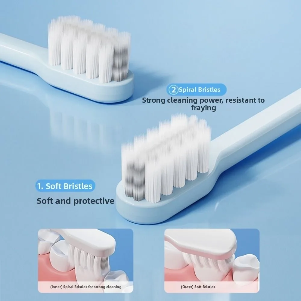 3-IN-1 Travel Toothbrush Set Portable Foldable Toothpaste Dispenser Mini Integrated Toothpaste Tube Storage Box