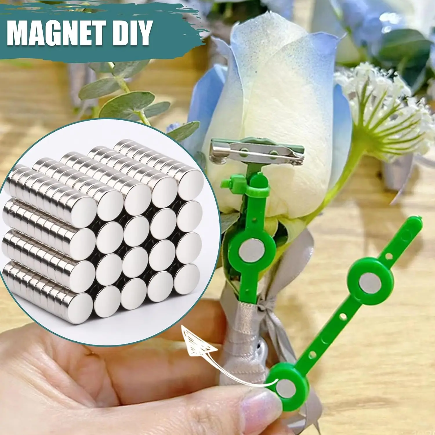 Superstarker Magnet, starker Scheibenmagnet für Dekoration, Kühlschrank, DIY, Bau, Wissenschaft, Handwerk, Büro, 4x3, 5x3, 6x3 – Detail 2