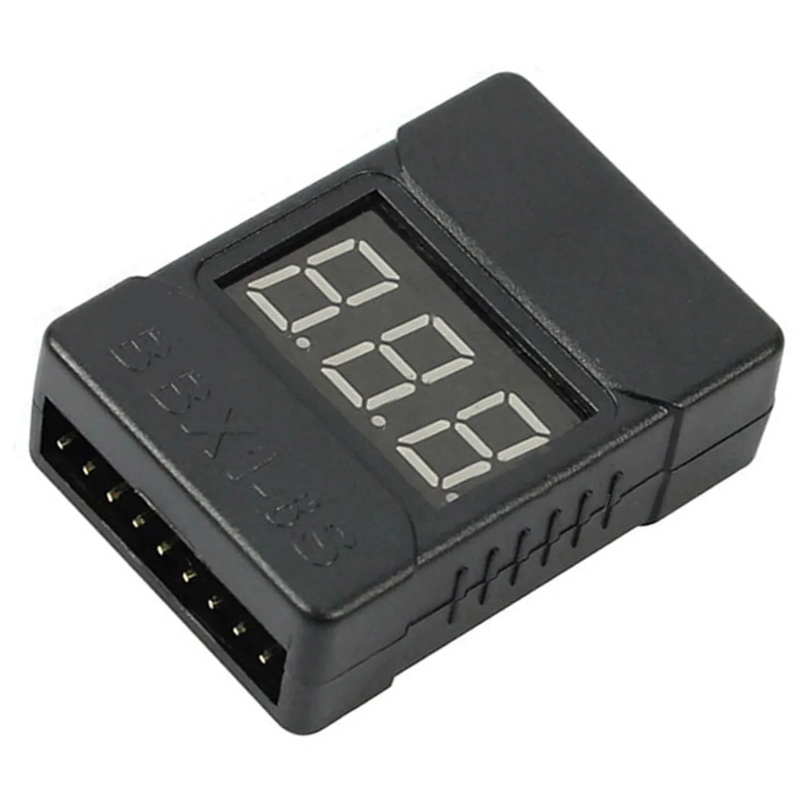 High Precision Tester New 1-8S Lipo/Li-ion/Fe Battery Low Voltage Meter Tester Buzzer Alarm