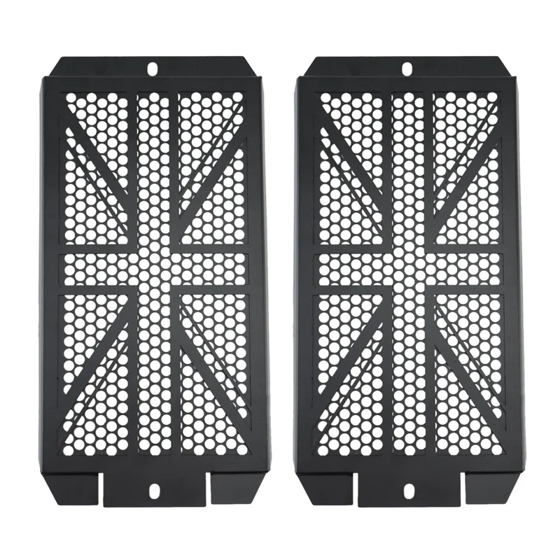 2X Motorcycle Radiator Guard Cover for Triumph Bobber Black and T120 T100 Speed Twin Street Cup Twin Thruxton 2017+