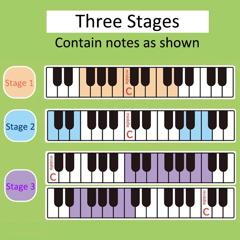 Music Flash Cards for Piano Learning Pitch Syllable Names Education Cards Piano Teaching Aids Class Teaching Prop for Beginners