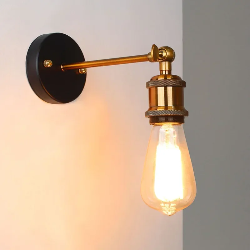 

Industrial style Retro Wall lamp E27 Light fixture Bedroom Bedside Light Room Decoration Wall light Corridor Aisle led lights