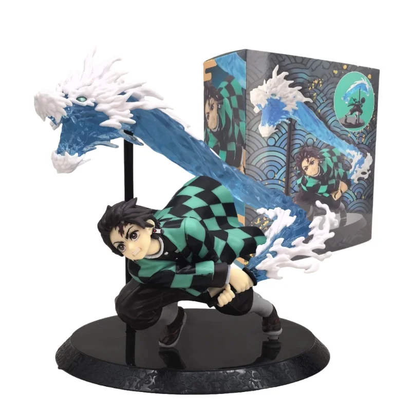 Anime Figure DemonSlayer 3 Types Kamado Tanjirou Animation Peripheral Products Decoration PVC Collection Toy For Kids Gift