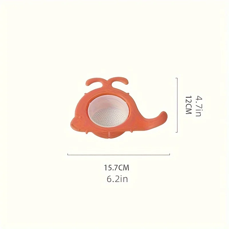 1pc Little whale retractable filter screen, kitchen floor drain, sink drain, pool filter residue draining basket
