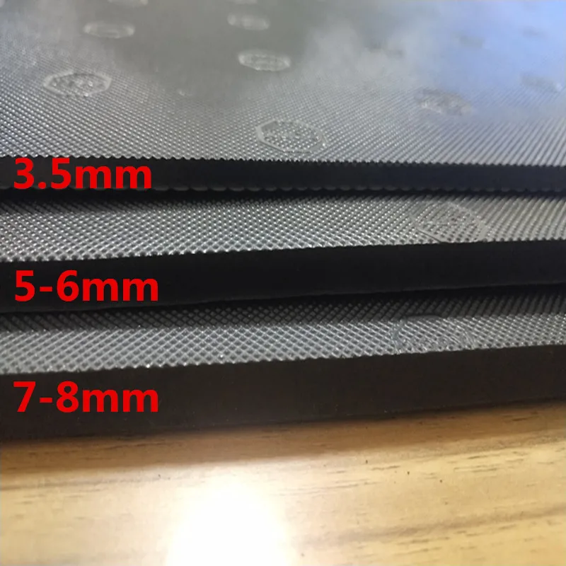 

54*37cm Shoe Shop Repair Heel Material Home Diy Sole Protection Black Thickness 3.5/5/6.5mm Non-slip Sole Rubber