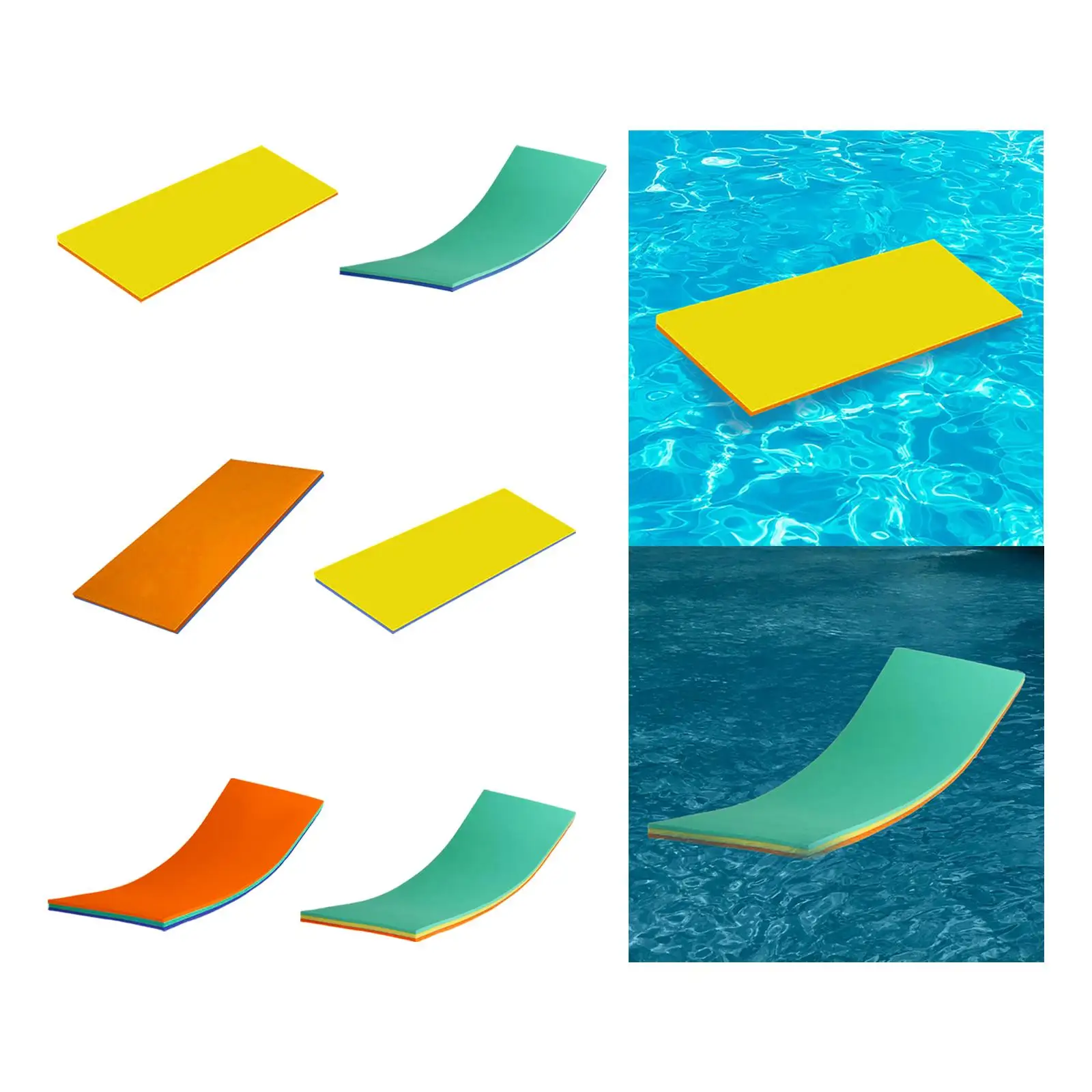 

Водный плавающий коврик, удобный поплавковый матрас для пляжа, бассейна, реки