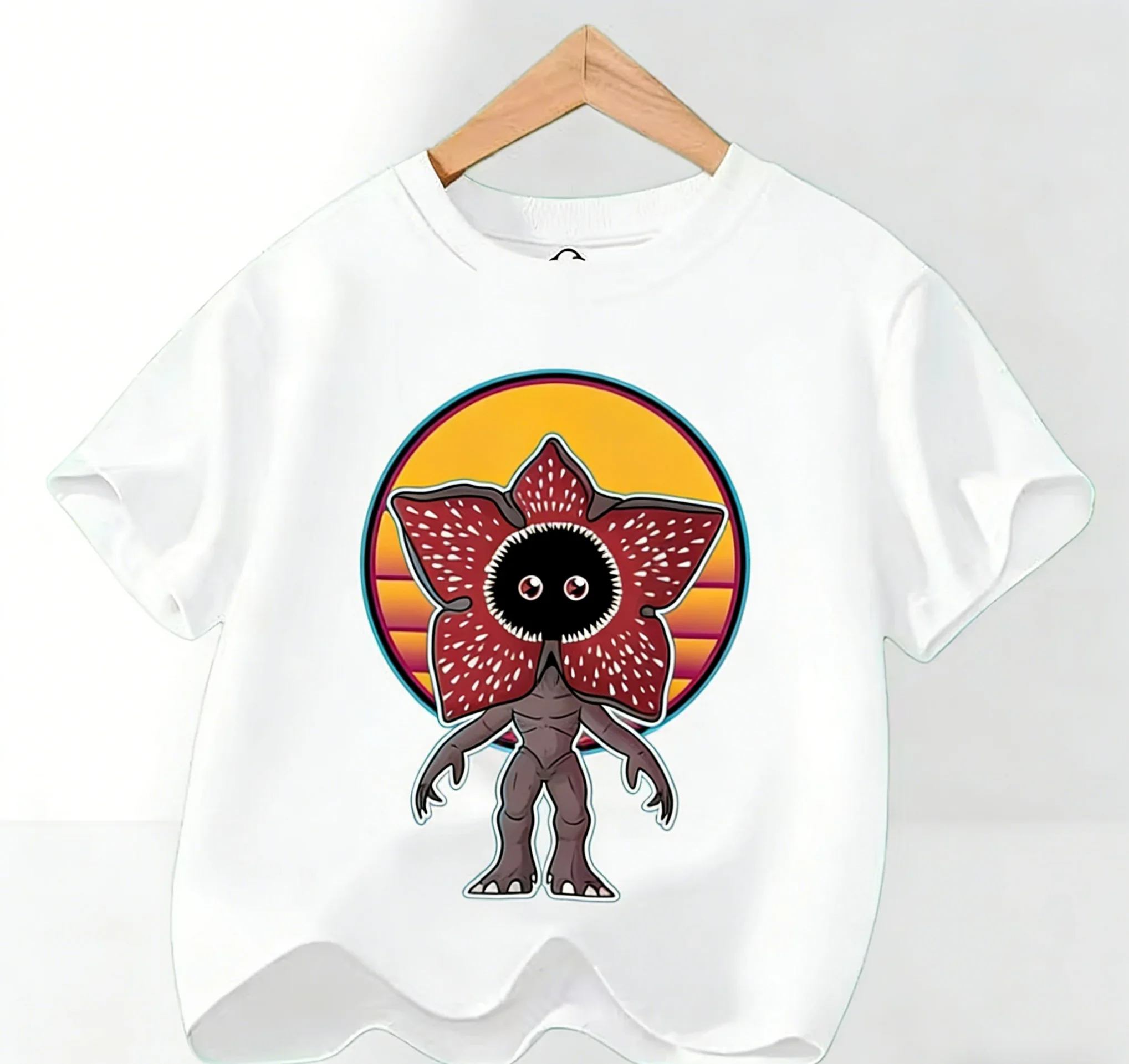 

2026 Style Children's Adult Family Cotton T-Shirt with Cartoon European Characters Pattern Sports Shirt Fashion Luxurious Top