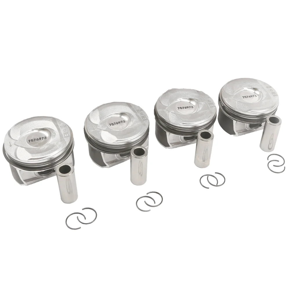 4pcs Pistons Rings by Mahle Set 10.6:1 For Mini Cooper Clubman R55 R56 N12 1.6 Low compression 11257577063