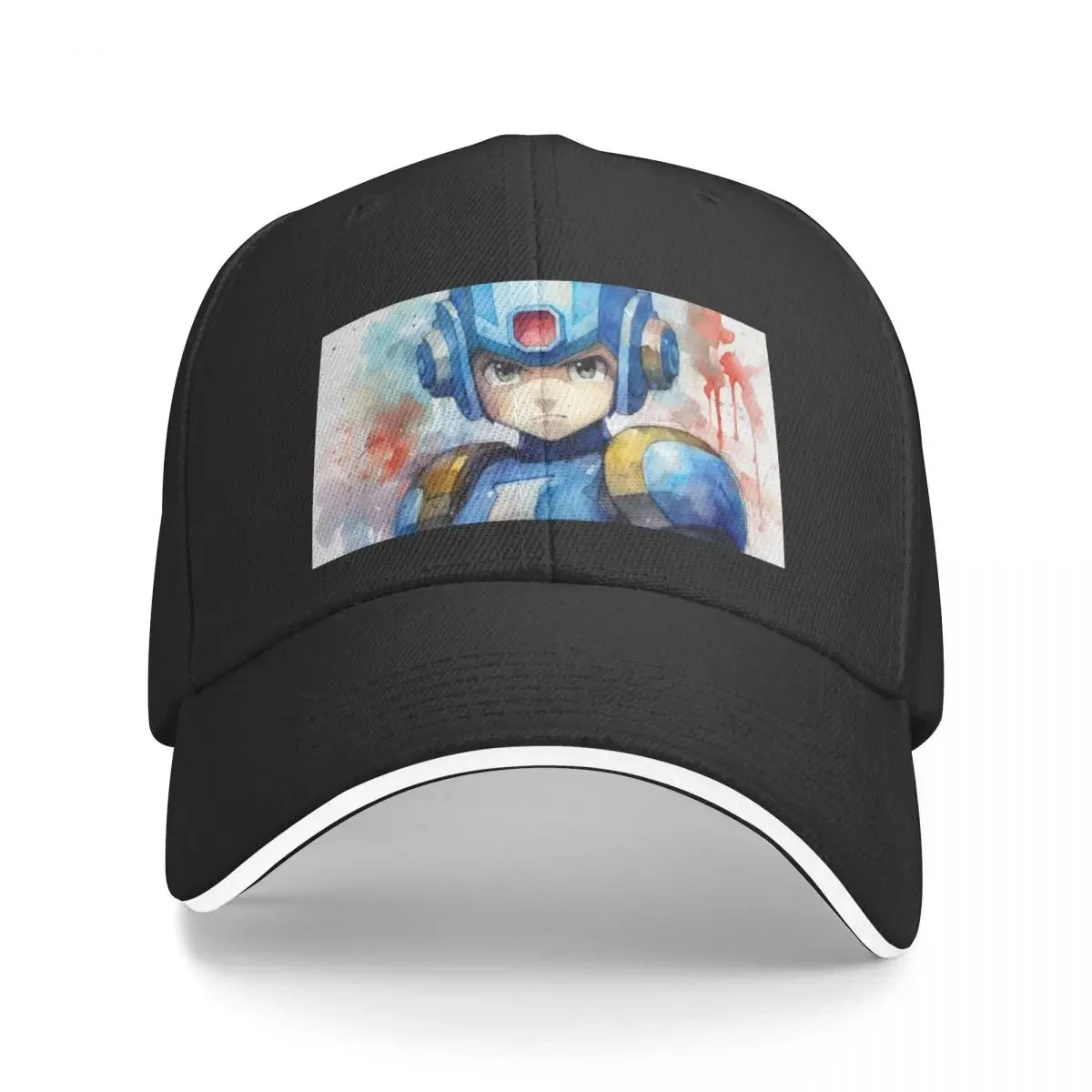 

Mega Water Color Man 3 Baseball Cap sun hat Fashion Beach |-F-| Trucker Hats For Men Women's