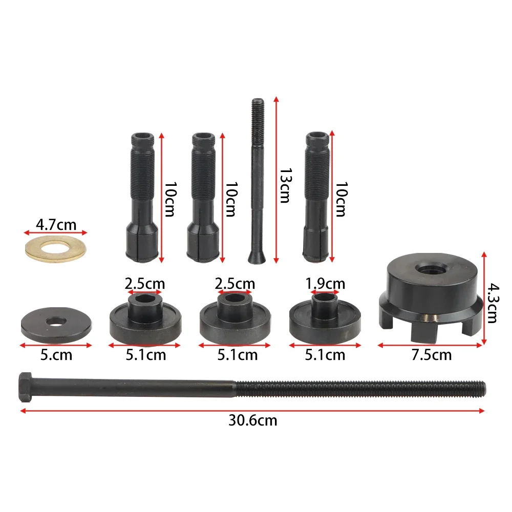 18Pc Durable Wheel Bearing Remover &Installer Puller Tool Kit For Harley Davidson 2000+ VT102 Motorcycle 0.75