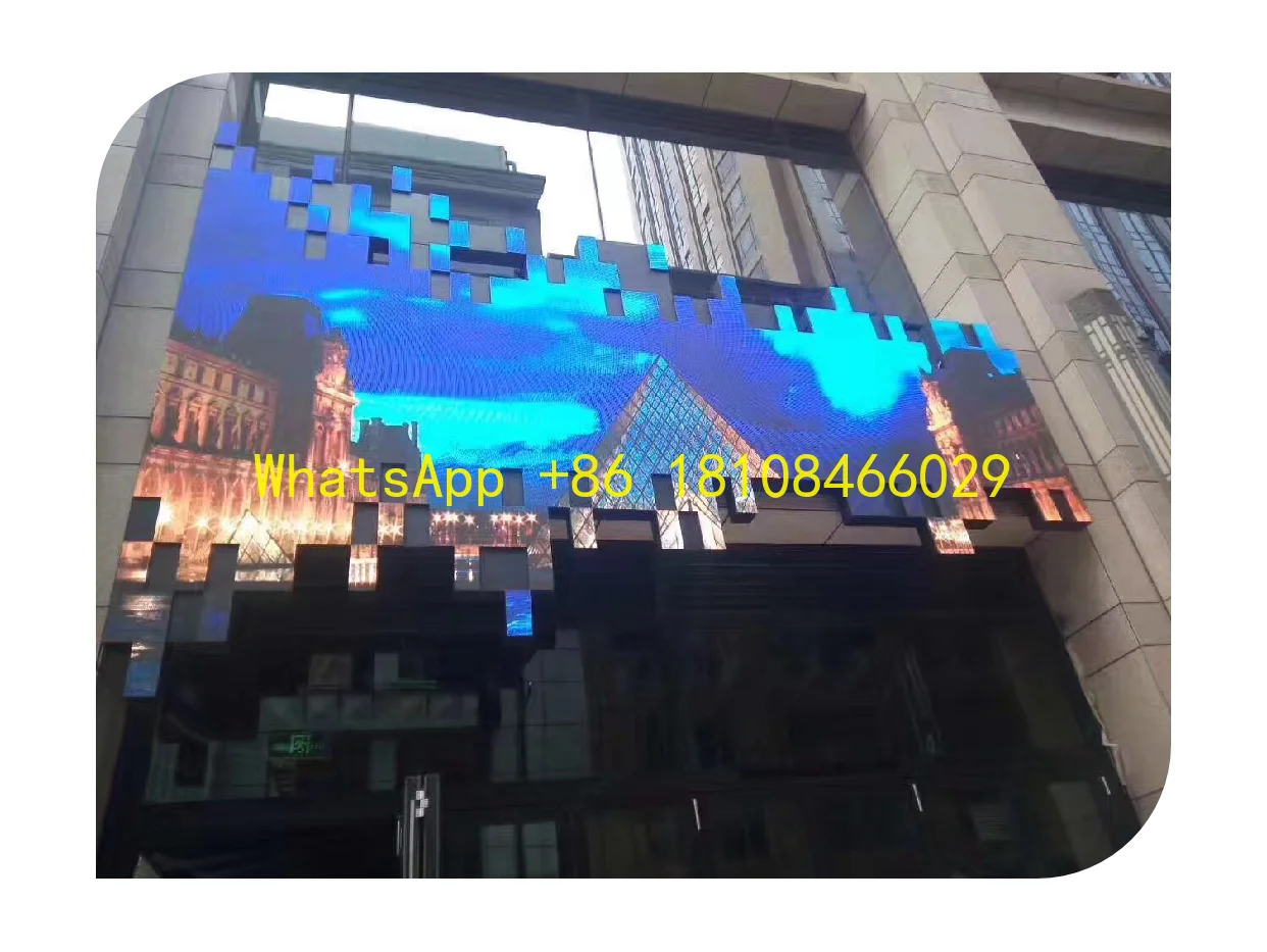 

Высококачественная креативная гибкая светодиодная панель для внутреннего и наружного использования, креативный светодиодный экран