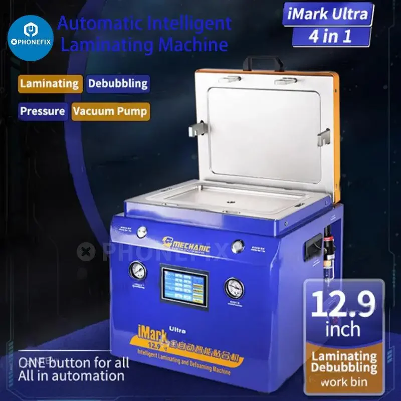 MECHANIC IMark X Ultra OCA Laminating Pressure Vacuum Defoaming Machine for 12.9inch LCD Laminator Defoaming Refurbish Repair