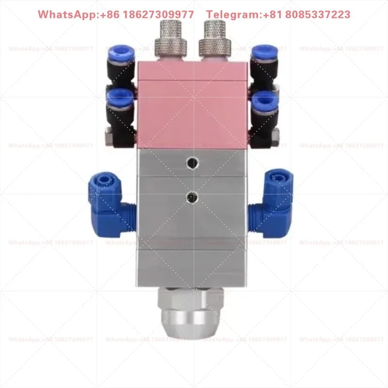 MY118 electric mixing high flow dual liquid dispensing valve AB glue dynamic mixing dual cylinder fine adjustment ratio