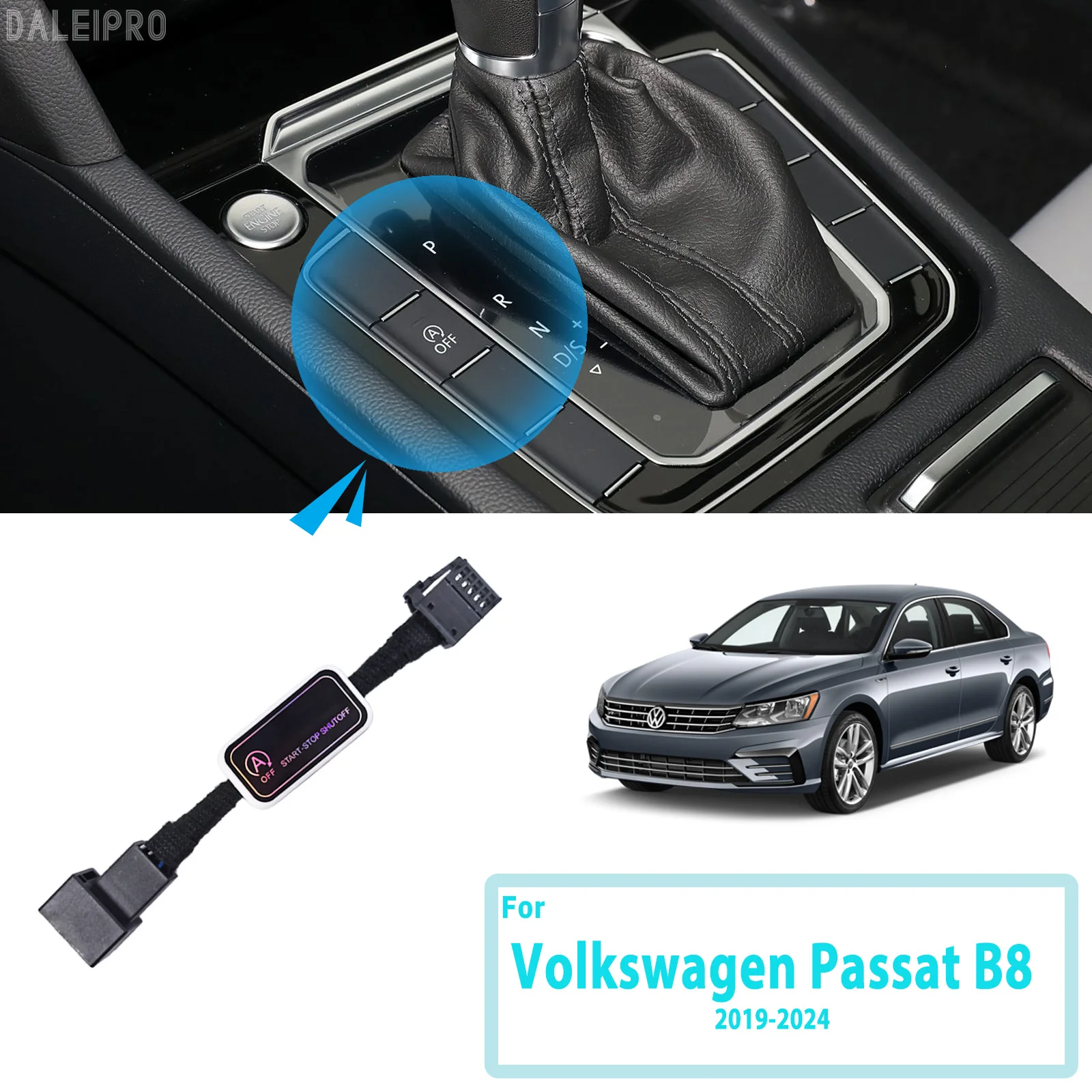 For Volkswagen VW Passat B8 2019-2024 Automatic Stop Start Engine System Disable Smart Shut Down Car Auto Start Stop Eliminator
