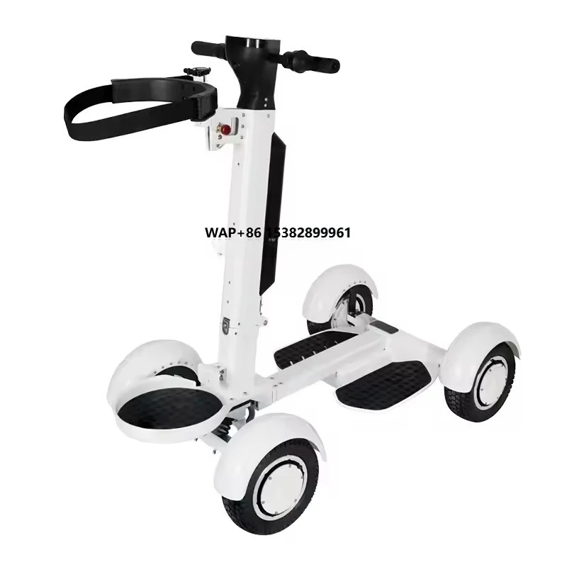 2024 Factory Direct Sale 4 Wheels Electric Foldable Skateboard 2000W 4 Wheel Electric Golf Cart for Golf Trainer
