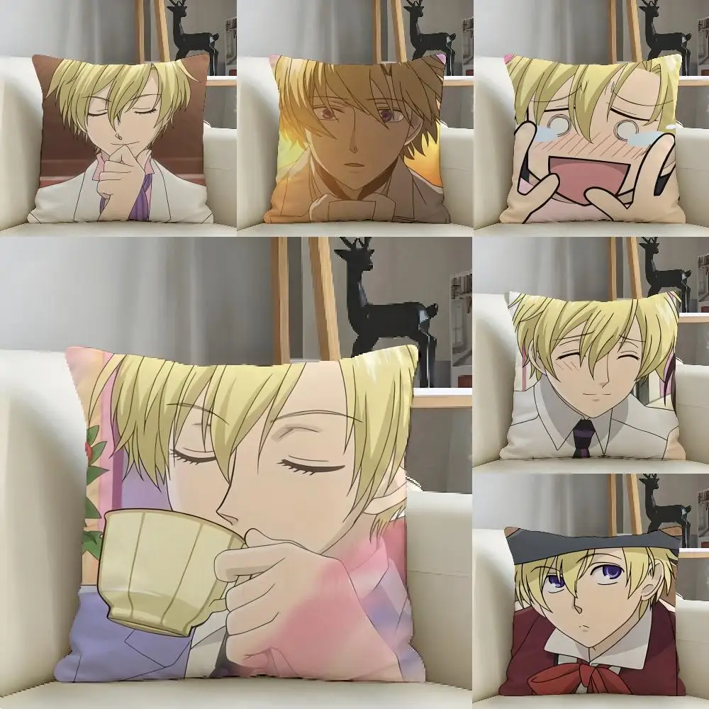 O-ouran High School Host Club Pillow Case Linen Pillows Case Cushions Case Sofa Pillows Case Decor Home
