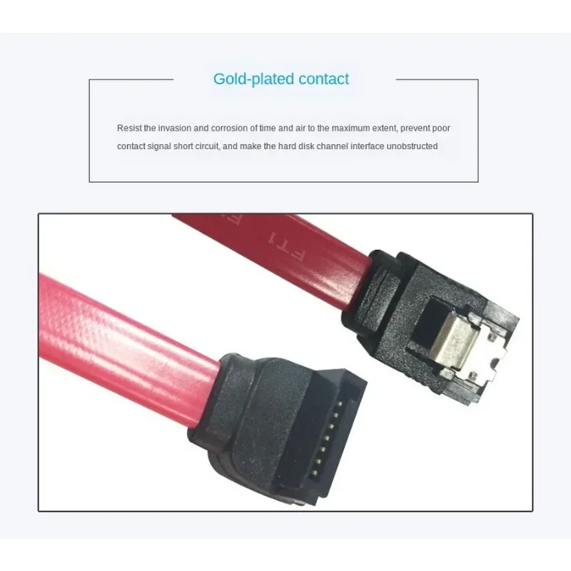 Cable de datos de disco duro SATA3.0, adaptador de cable de computadora SATA7P3.0, disco duro de transmisión de datos dos en uno