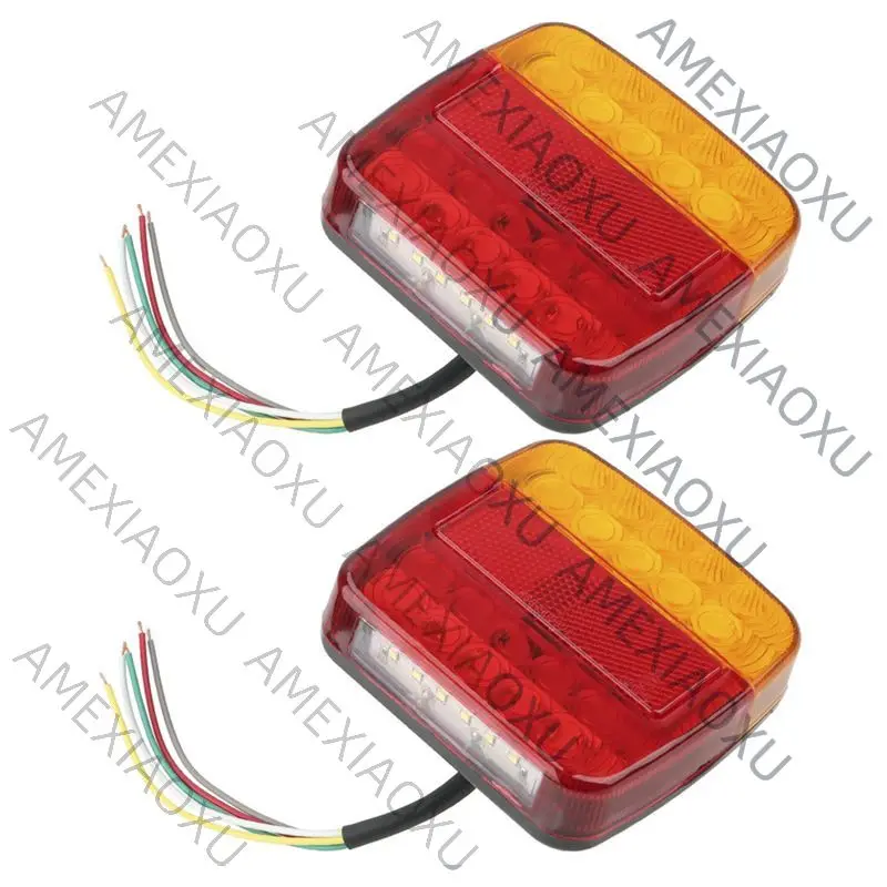 

Strange 12V Taillight Turn Signal Indicator 26 Leds Tail Light Car Number Plate Light Brake Stop Lamp For Trailer Truck Caravan