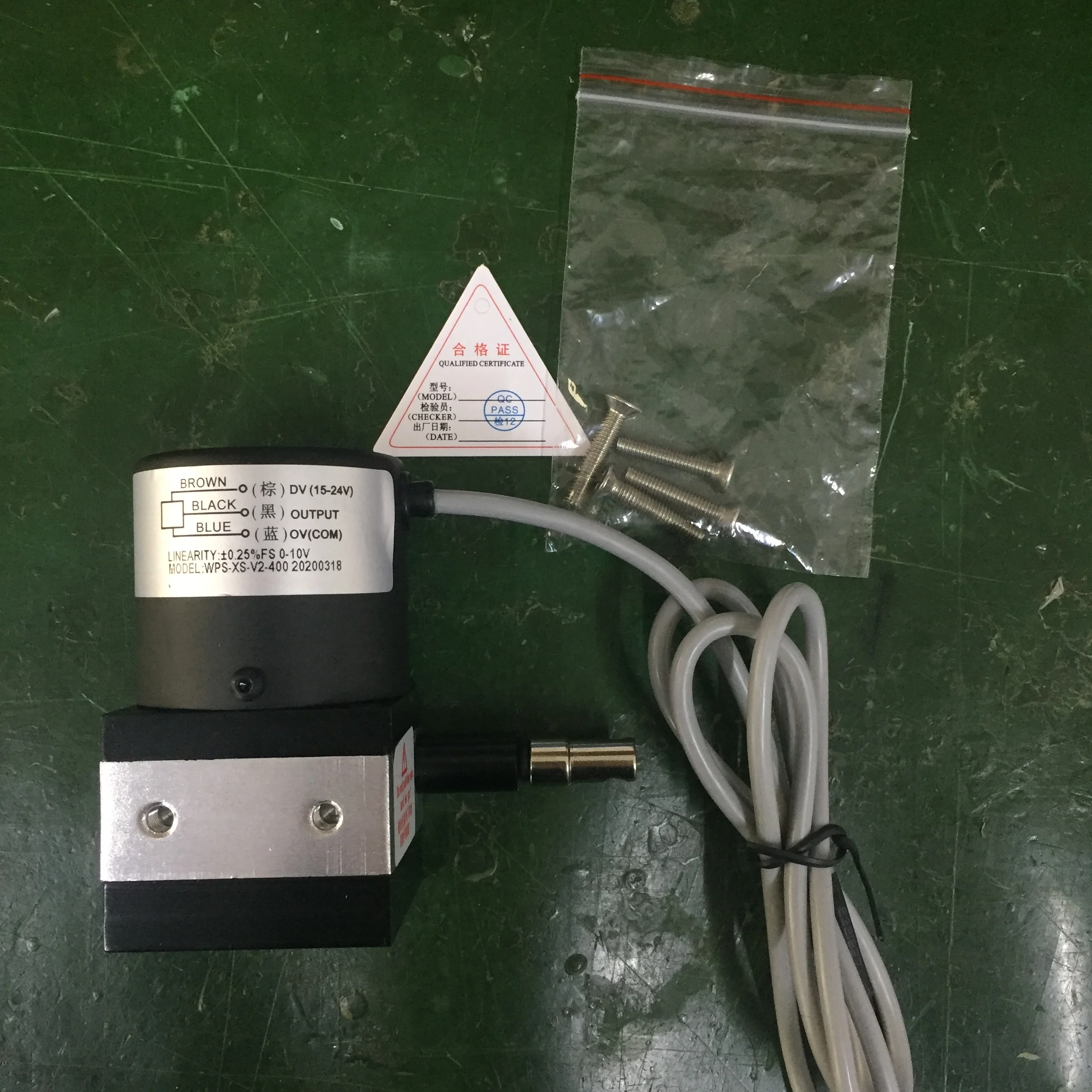 Sensore di posizione del potenziometro lineare 0-10K Sensore lineare analogico con lunghezza del sensore a filo da 1000 mm