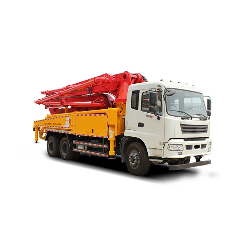 Chinese Brand 37m Hydraulic Boom Truck Concrete Pump Concrete Boom Pump HB37K For Sale