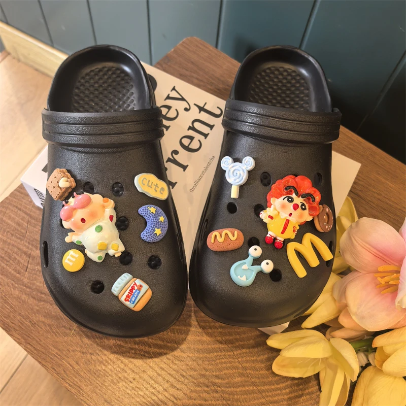 New Cartoon Cute Theme Shoe Decoration Set Sandals Decoration DIY Accessories Holiday Decorations, Birthday Small Gifts