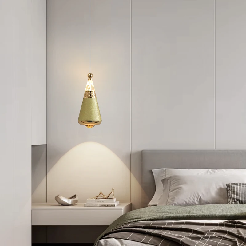 

Modern Bedroom LED Pendant Light for Bedside Spotlight Lighting Chandelier Decor Living Dining Bar Table Pendant Lamp Suspension