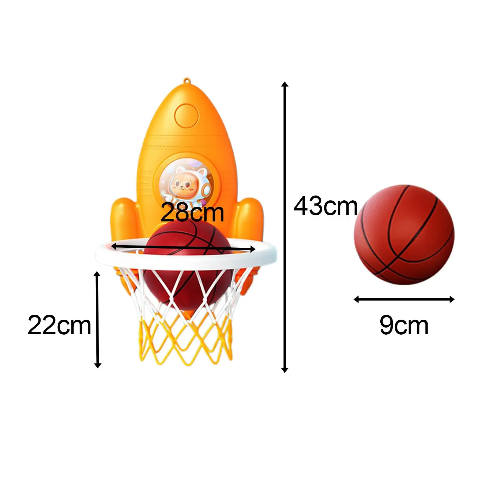 Opvouwbare Basketbal Hoepel Outdoor Indoor Spel Voor Kinderen Verjaardagscadeaus