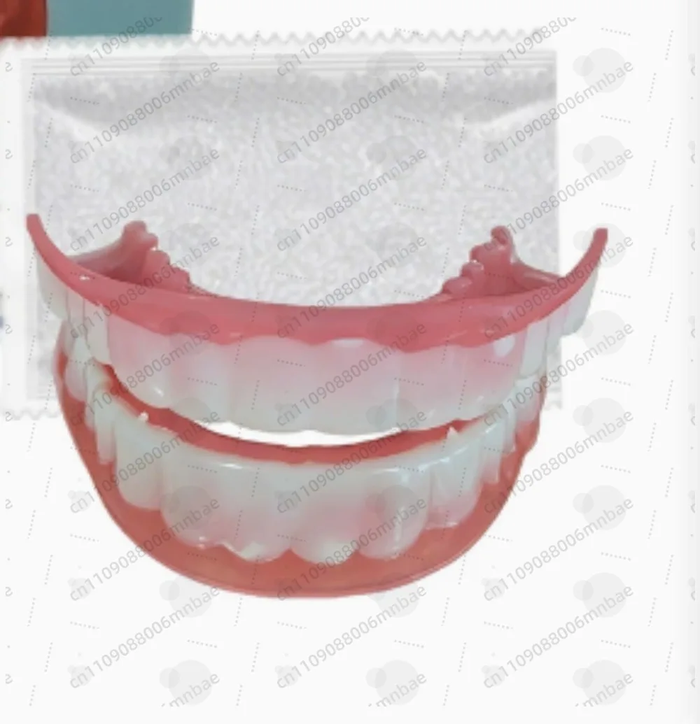 10Pcs Simulation Teeth Cover Sticker Funny Cosplay Prank Party Photo Ornamen