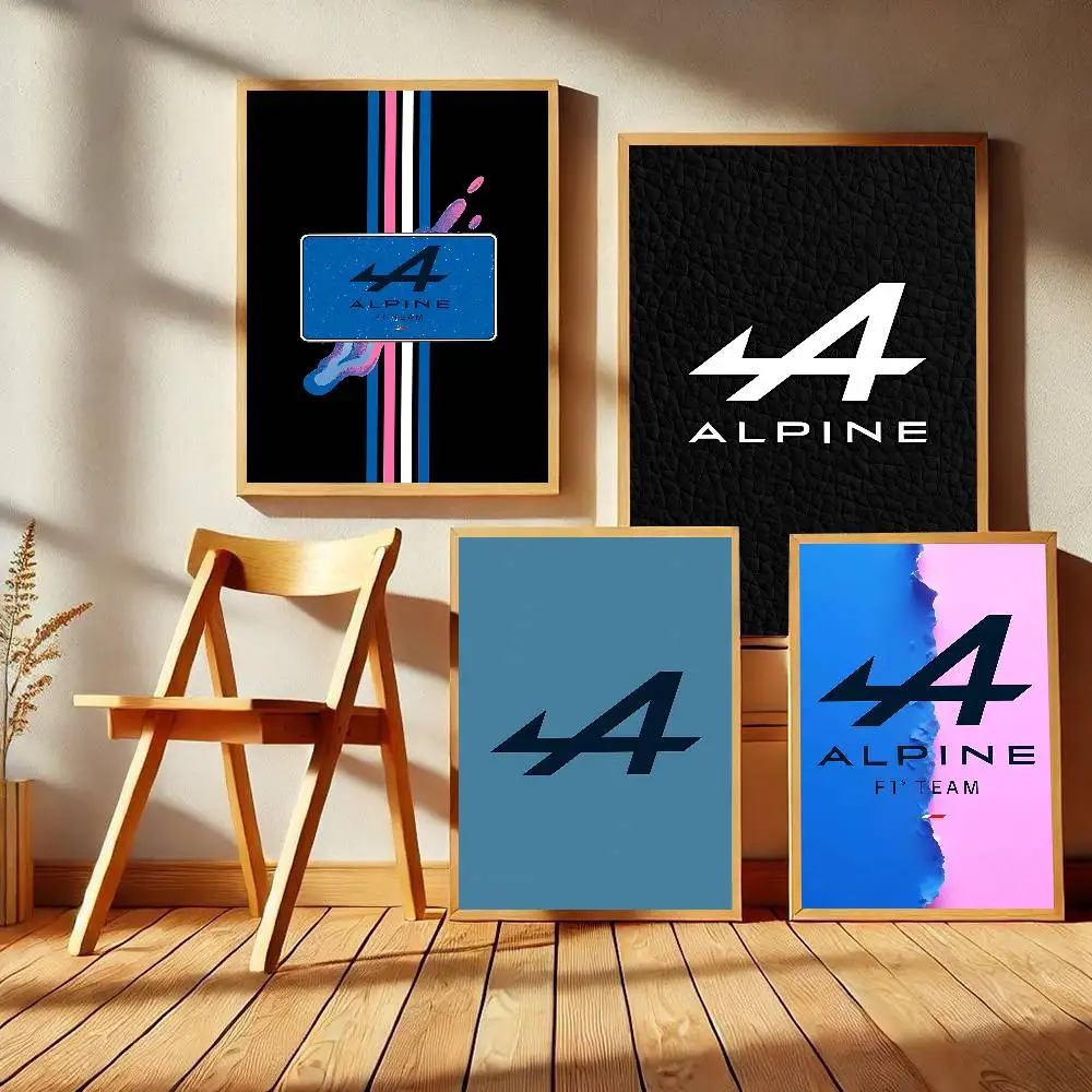 A-AlpineS Movie Sticky Posters Retro Kraft Paper Sticker DIY Room Bar Cafe Aesthetic Art Wall Painting