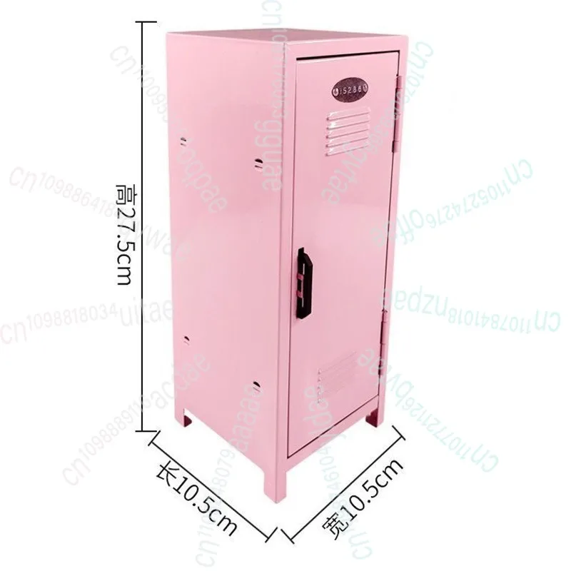 

Железный ящик для хранения, шкаф для хранения косметики в общежитии, мини-сейф, праздничные подарки для девочек, настольный мини-шкаф для хранения мелких предметов