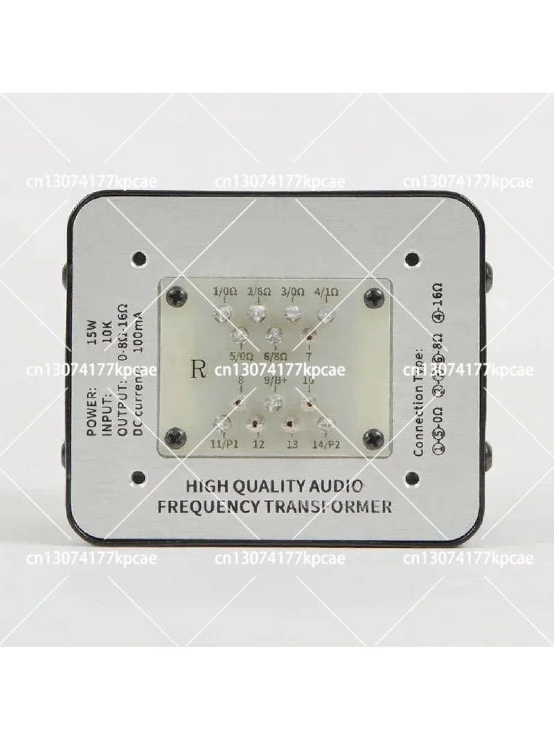 6V6 EL84 Push-Pull Output Transformer 15W 10K, Frequency Response 5HZ-50KHZ -1DB