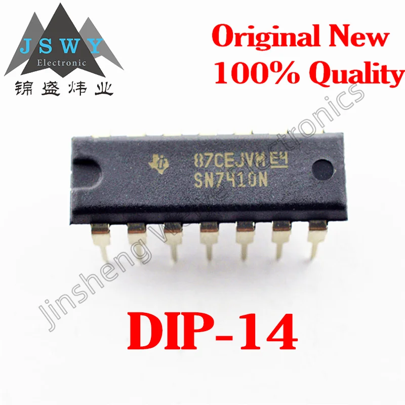 

(2-10 pcs) SN7410N DIP-14 Original Three Independent 3-Input & Non-Gate & Non-Gate Logic Chips In Stock
