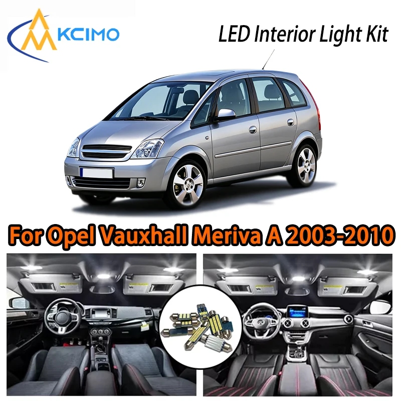

Two Colors LED Interior Lights For Opel Vauxhall Meriva A 2003-2010, Super Bright Easy Install Car Atmosphere Light Kit