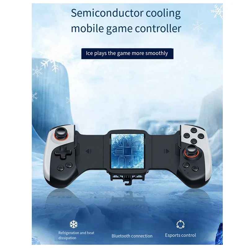 

Telescopic Gamepad Controller Semiconductor Radiator Game Cooler Handle For IOS/Switch/Android Game Console Joystick-B12B