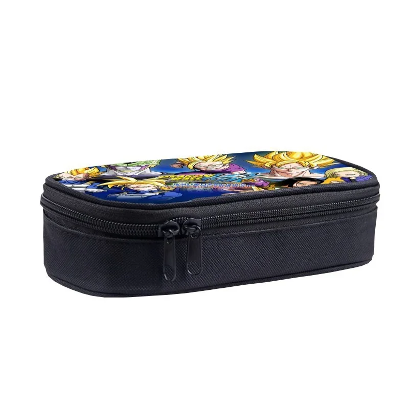 Anime Dragon Ball Z Son Goku Large Capacity Pencil Case Student Stationery Box School Supplies Toy Birthday Gift