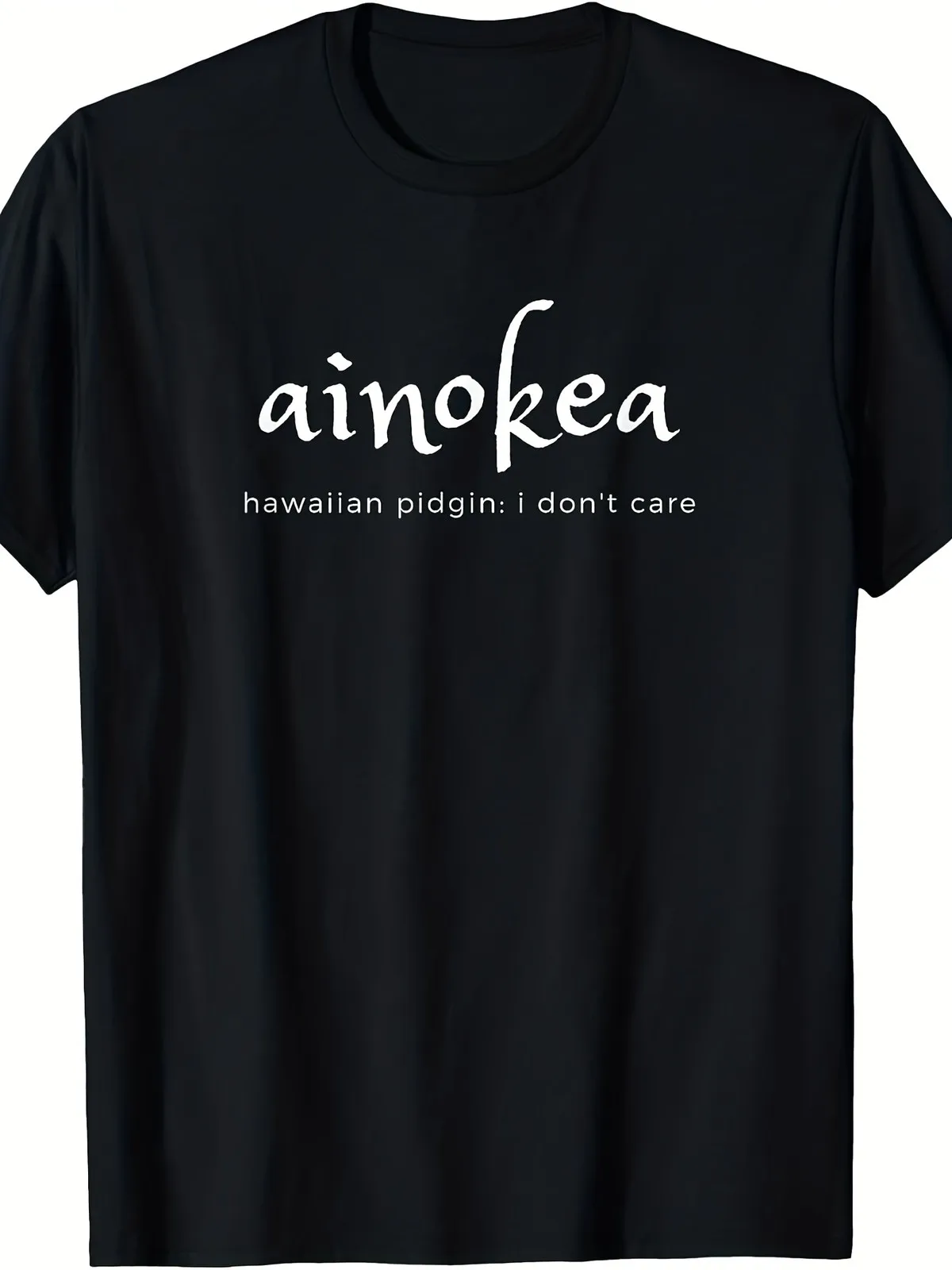 

I Don’t Care Graphic Island Style Men's T-Shirt
