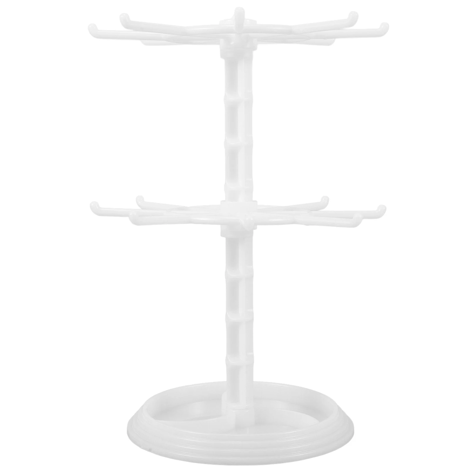 

Carousel Jewelry St 2 Tier Earrings Bracelets Retail Display St ganizer Plastic Rotating Holder Storage Retail Tower